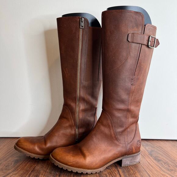Timberland Shoes - Timberland Women's Banfield Tall Medium Shaft Waterproof Riding Boot Size 9.5